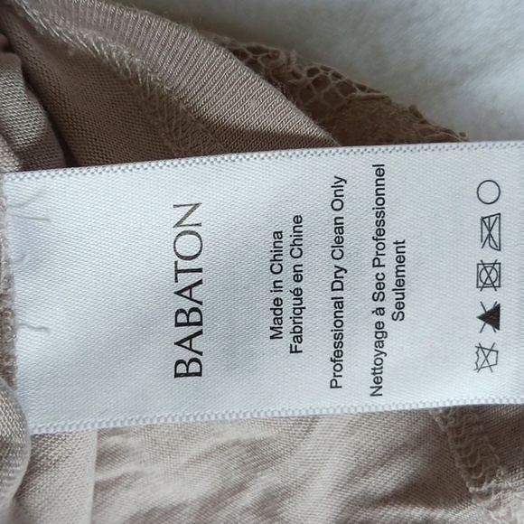 ARITZIA Babaton Stuart Lace Cropped Blouse in Rose Nude, Size XXS - Picture 7 of 12